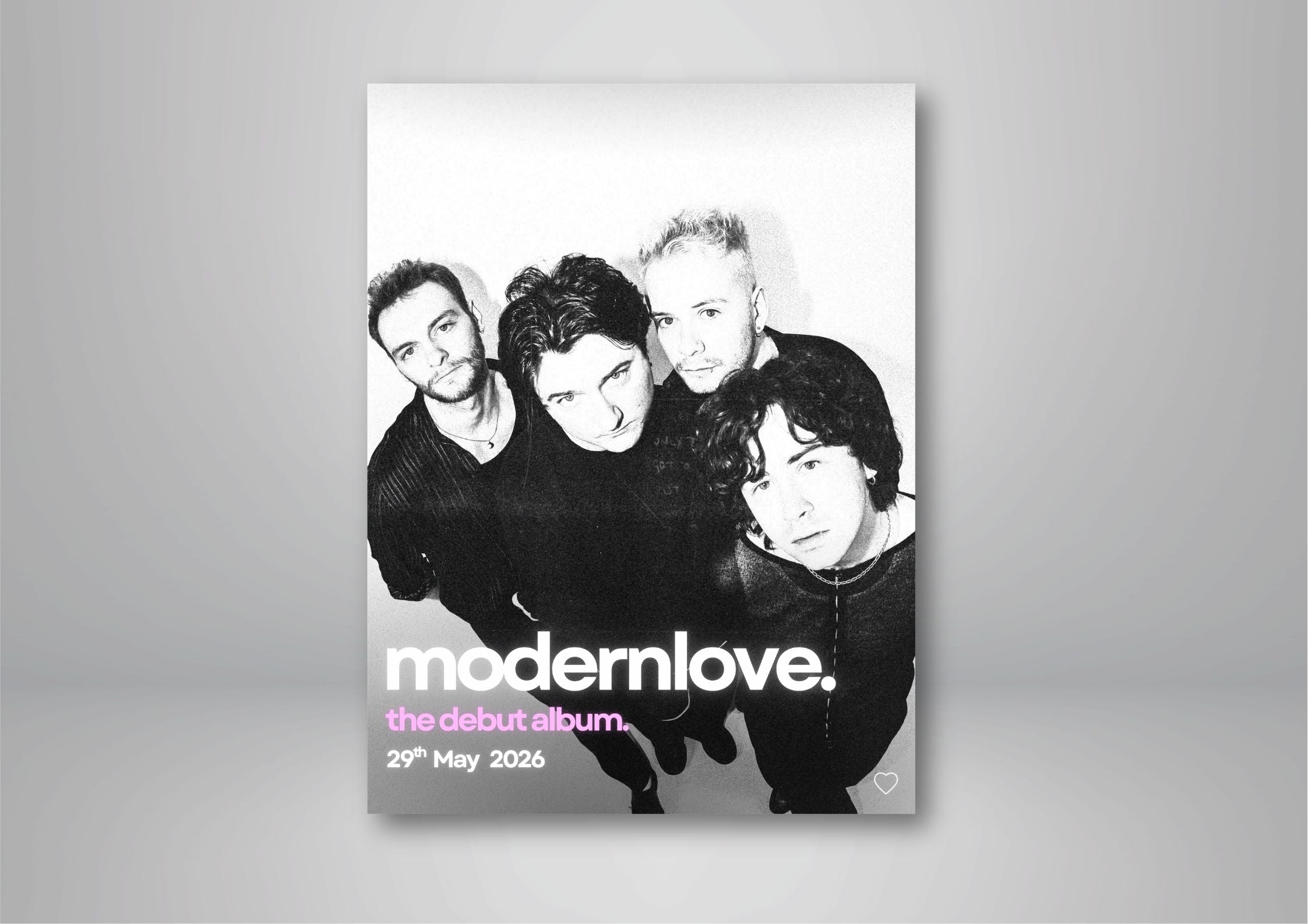 modernlove. - Signed Debut Album Poster Pre-Order